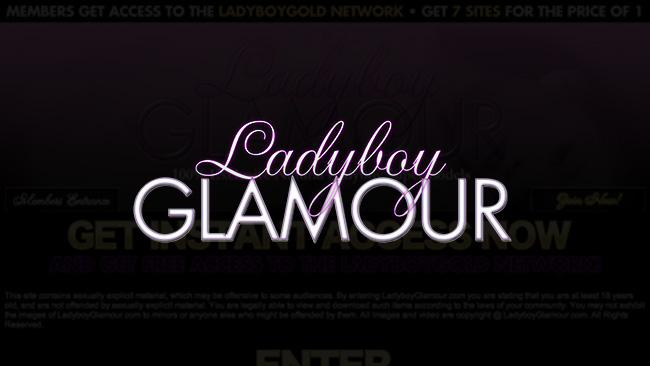 Ladyboy Glamour included with LadyboyGold Membership